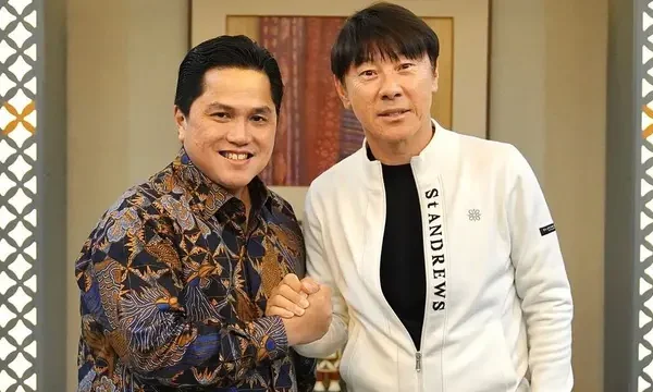 Erick Thohir Jawab Isu bahwa Masa Depan Shin Tae-yong Bakal Ditentukan pada Laga Timnas Indonesia Vs Arab Saudi