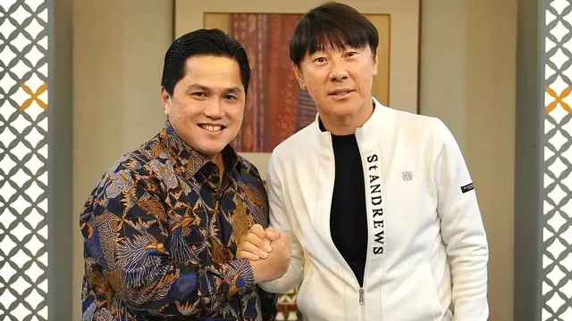 Erick Thohir Jawab Isu bahwa Masa Depan Shin Tae-yong Bakal Ditentukan pada Laga Timnas Indonesia Vs Arab Saudi